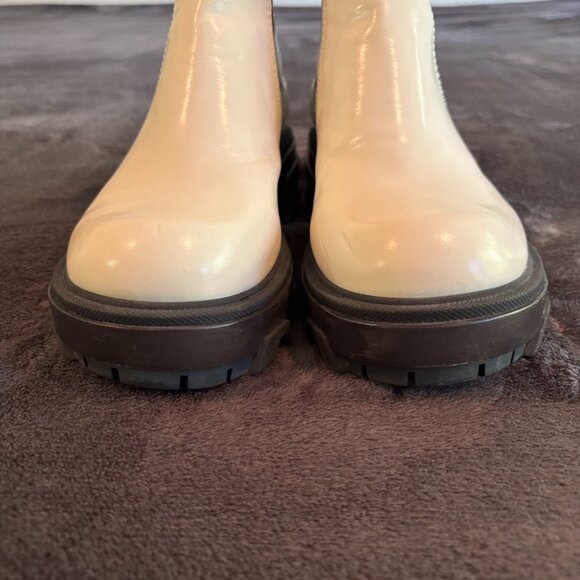 Rag & Bone Black and White Chelsea Boots - Picture 6 of 8